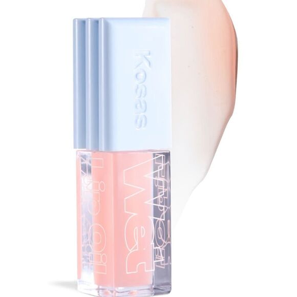 🌷 Kosas Wet Lip Oil Plumping Treatment Gloss Jellyfish (Clear) New FullSz - Picture 1 of 8